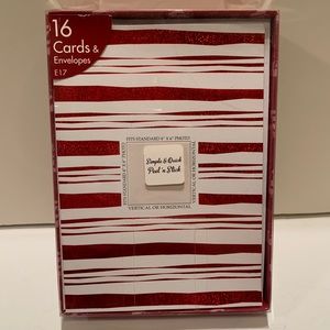 PEPPERMINT STRIPE HOLIDAY CARDS.